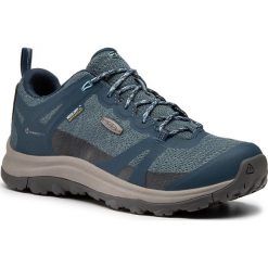 Trekkingi KEEN - Terradora II Wp 1022347 Tapestry/Blue Glow. Niebieskie trapery damskie Keen, z tworzywa sztucznego, sportowe, bez obcasa, bez zapięcia. Za 499,00 zł.