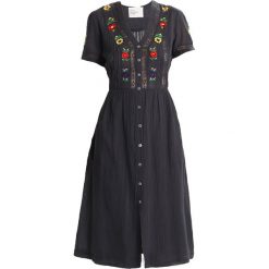 Leon & Harper RIVAGE Sukienka letnia black. Czarne sukienki letnie marki Leon & Harper, xs, z bawełny. W wyprzedaży za 623,20 zł.