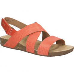 SANDAŁY CLARKS PERRI DUNES 26114454. Pomarańczowe sandały damskie marki Clarks. Za 169,99 zł.