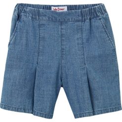 Lekkie szorty dżinsowe dziewczęce bonprix niebieski "bleached”. Niebieskie spodnie dziewczęce bonprix, na lato, bez wzorów, z bawełny. Za 29,99 zł.
