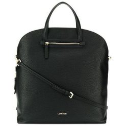 Calvin Klein Torebka damska Large Dome Tote Bag Black. Czarne torebki klasyczne damskie Calvin Klein, bez wzorów, bez dodatków. W wyprzedaży za 640,00 zł.