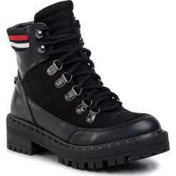 Trapery REFRESH - 69249 Black. Czarne trapery damskie Refresh, z materiału. W wyprzedaży za 199,00 zł.