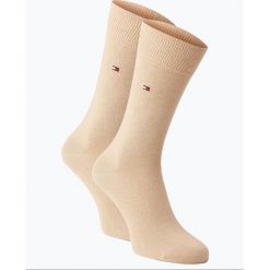 Tommy Hilfiger - Skarpety męskie pakowane po 2 szt., beżowy. Brązowe skarpetki męskie TOMMY HILFIGER, bez wzorów, z bawełny. Za 59,95 zł.