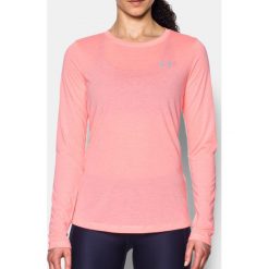 Topy sportowe damskie: Under Armour Koszulka Threadborne Train LS Twist kolor różowy r. XS (1307588-980)