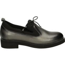 Mokasyny - 96097 ORO 159. Czarne mokasyny damskie marki Venezia, ze skóry. Za 179,00 zł.