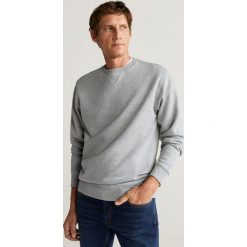 Mango Man - Bluza Nola. Szare bluzy męskie Mango Man, s, bez wzorów, z bawełny, z okrągłym kołnierzem, bez rękawów, bez kaptura. Za 89,90 zł.