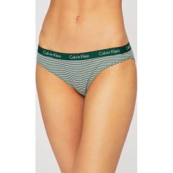 Calvin Klein Underwear - Figi (3 pack). Zielone majtki damskie Calvin Klein Underwear, xs, z bawełny. Za 179,90 zł.