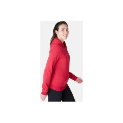 Bluza Gym & Pilates 520 damska. Różowe bluzy damskie DOMYOS, l, bez wzorów, z elastanu, bez rękawów, bez kaptura. Za 59,99 zł.