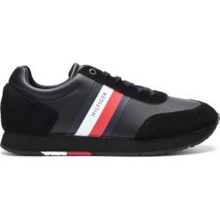 Tommy Hilfiger Tenisówki Czarny. Czarne trampki męskie ze skóry. Za 462,95 zł.