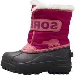 Sorel Dziewczęce śniegowce Childrens Snow Commander 1869561652 11 różowe. Różowe buty dziewczęce zimowe Sorel, bez zapięcia. Za 269,00 zł.