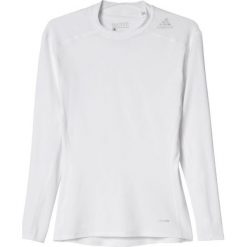Adidas Koszulka męska Techfit Base Layer Short biała r. L (AI3352). Białe t-shirty męskie marki Adidas, m, techfit (adidas). Za 103,58 zł.