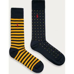 Polo Ralph Lauren - Skarpetki (2-pack). Skarpetki męskie Polo Ralph Lauren, bez wzorów, z elastanu. W wyprzedaży za 89,90 zł.