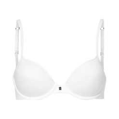 Triumph Biustonosz z fiszbinami Body Make-Up Essentials biały female biały 80E. Białe biustonosze sportowe damskie Triumph, z haftami, z mikrofibry, trekkingowe. Za 149,00 zł.
