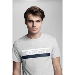 Koszulka męska Kamil Stoch Collection TSM503 - szary melanż. Szare koszulki męskie xl, melanż, z materiału. W wyprzedaży za 49,99 zł.