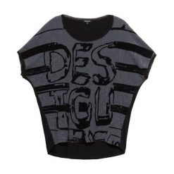 Desigual koszulka damska Ts Jane M szara. Szare koszulki damskie Desigual, m. Za 249,00 zł.
