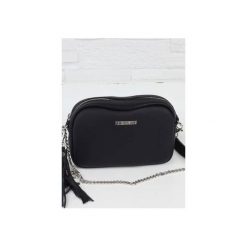 Skórzana Fabioletka black classic. Czarne torebki klasyczne damskie Fabiola, w paski, ze skóry, eleganckie. Za 119,00 zł.