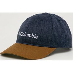 Columbia - Czapka. Pomarańczowe czapki męskie Columbia, z aplikacjami, z bawełny. Za 99,90 zł.