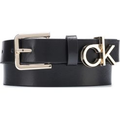 Calvin Klein Pasek Czarny. Czarne paski damskie Calvin Klein, w paski, ze skóry. Za 290,95 zł.
