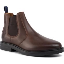 Sztyblety GANT - Fargo 19651900 Dark Brown G46. Pomarańczowe sztyblety męskie GANT, ze skóry, bez zapięcia. W wyprzedaży za 589,00 zł.