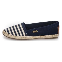 Tom Tailor Baleriny Damskie 37 Ciemny Niebieski. Niebieskie baleriny damskie marki Tom Tailor, w paski. W wyprzedaży za 139,00 zł.