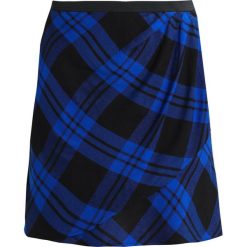 Minispódniczki: GAP FAUX WRAP Spódnica z zakładką blue plaid
