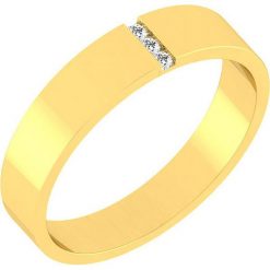 Złoty pierścionek z diamentami. Żółte pierścionki damskie marki Diamant Vendôme, z diamentem, złote. W wyprzedaży za 1074,95 zł.