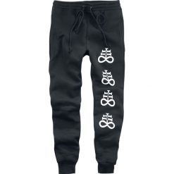 Banned Alternative Dark Cult Jogger Spodnie dresowe czarny. Czarne spodnie męskie marki Banned Alternative, l, bez wzorów, z dresówki, długie. Za 199,90 zł.