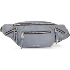 Saszetka nerka KARL LAGERFELD - 96KW3049 Washed Indigo. Szare nerki damskie KARL LAGERFELD, bez wzorów, ze skóry, młodzieżowe, bez dodatków. W wyprzedaży za 699,00 zł.