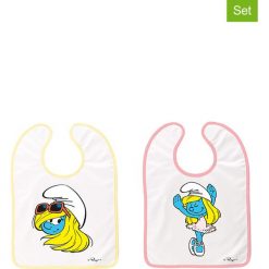 Śliniaki: Ślinaczki (2 szt.) „Smurfs” z kolorowym wzorem
