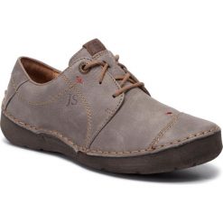 Półbuty JOSEF SEIBEL - Fergey 20 59692 796 710 Grau. Szare półbuty damskie Josef Seibel, na co dzień, bez wzorów, ze skóry, bez obcasa, na płaskiej podeszwie, bez zapięcia. Za 339,00 zł.