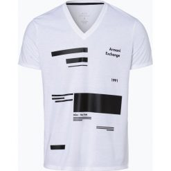 Armani Exchange - T-shirt męski, czarny. Czarne t-shirty męskie marki Armani Exchange, l, z materiału, z kapturem. Za 149,95 zł.