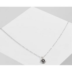 Naszyjniki damskie: Ted Baker ELVINA MINI BUTTON Naszyjnik silvercoloured/black