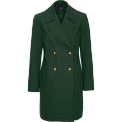 Płaszcz przejściowy bonprix głęboki zielony. Zielone płaszcze damskie pastelowe bonprix, eleganckie. Za 74,99 zł.