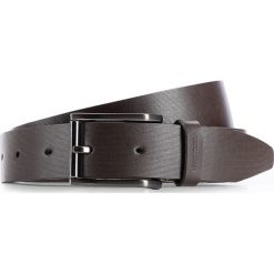 Pasek męski 86-8M-305-4. Szare paski męskie marki Wittchen, w paski, z materiału, eleganckie. Za 119,00 zł.