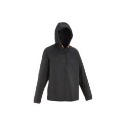 Kurtka turystyczna NH100 WTP Raincut męska. Czarne kurtki męskie QUECHUA, xl, bez wzorów, z poliesteru, bez kaptura. Za 34,99 zł.