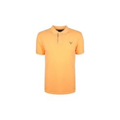 Koszulki polo z krótkim rękawem Gant 252105 / Contrast Collar Pique SS. Pomarańczowe koszulki męskie GANT, xl, bez wzorów, z krótkim rękawem. Za 249,00 zł.