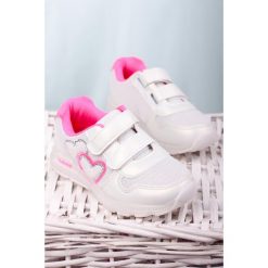 Białe buty sportowe na rzepy casu x506b. Białe buty dziewczęce sportowe Casu, bez wzorów, na rzepy. Za 59,99 zł.