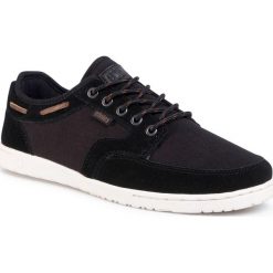 Sneakersy ETNIES - Dory 4101000401 Black/Brown/Green. Czarne sneakersy męskie Etnies, na co dzień, bez wzorów, ze skóry, bez zapięcia. Za 329,00 zł.