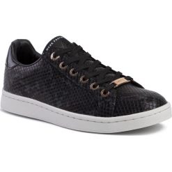 Sneakersy MEXX - Djada MXQP0168W Black 1000. Czarne półbuty damskie Mexx, ze skóry ekologicznej. W wyprzedaży za 239,00 zł.
