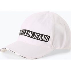 Calvin Klein Jeans - Męska czapka z daszkiem, biały. Białe czapki męskie Calvin Klein Jeans, z nadrukiem, z jeansu. Za 159,95 zł.