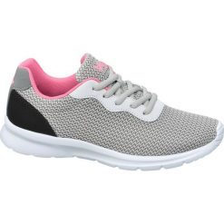 Sneakersy damskie Vty popielate. Szare sneakersy damskie Vty, z materiału. Za 99,90 zł.