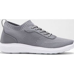 Sneakersy bonprix szary. Szare buty sportowe damskie bonprix. Za 84,99 zł.