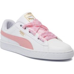 Sneakersy PUMA - Basket Heart Reinvent Wn's 369935 01 Puma White/Bridal Rose. Białe półbuty damskie Puma, na co dzień, bez wzorów, ze skóry ekologicznej, bez obcasa, bez zapięcia. W wyprzedaży za 229,99 zł.