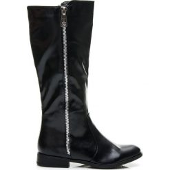 Buty zimowe damskie: Kozaki oficerki Black