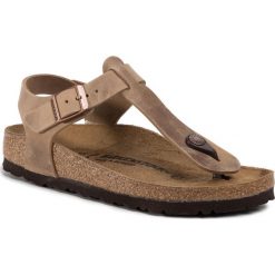 Sandały BIRKENSTOCK - Kairo Bs 1015929 Tobacco Brown. Pomarańczowe klapki damskie Birkenstock, bez wzorów, ze skóry, bez obcasa. Za 389,00 zł.