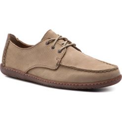 Mokasyny CLARKS - Saltash Lace 261393527 Desert Nubuck. Brązowe mokasyny męskie Clarks, ze skóry, klasyczne. W wyprzedaży za 269,00 zł.