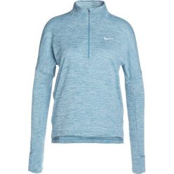 Nike Performance RUNNING THERMA SPHERE Koszulka sportowa noise aqua/htr/ocean bliss/reflective silver. Niebieskie topy sportowe damskie marki Nike Performance, m, z elastanu, z długim rękawem. W wyprzedaży za 209,30 zł.