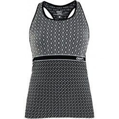 Craft Tank Top Damski Core Block, Czarno-Biały S. Białe topy sportowe damskie Craft, s, z materiału. W wyprzedaży za 115,00 zł.