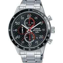 Zegarek Lorus Zegarek Męski Lorus RM331EX9 Chronograf WR 100M. Czarne zegarki męskie Lorus. Za 274,99 zł.