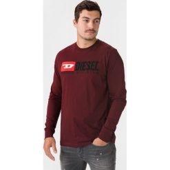 Diesel Just Koszulka Czerwony. Czerwone podkoszulki męskie Diesel, m, bez wzorów, z bawełny, bez kołnierzyka, z długim rękawem, długie. Za 309,95 zł.